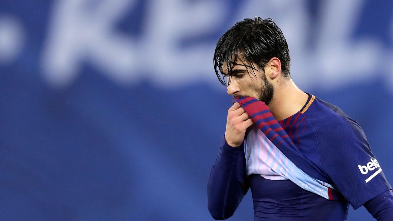 Arsenal hoping to sign Barcelona's Andre Gomes - sources