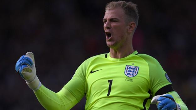 Joe Hart turns out for Shrewsbury Cricket Club during England's World Cup game