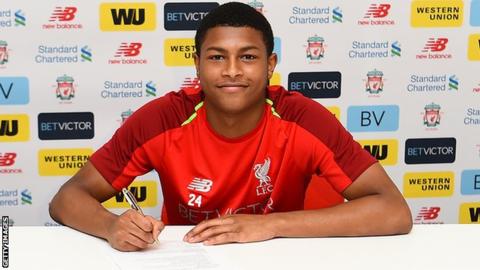 Rhian Brewster: Liverpool forward signs new long-term contract