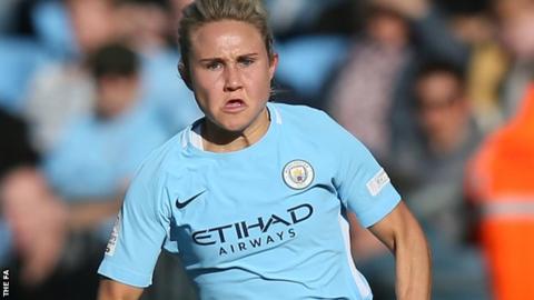 Izzy Christiansen: Manchester City Women midfielder completes Lyon move