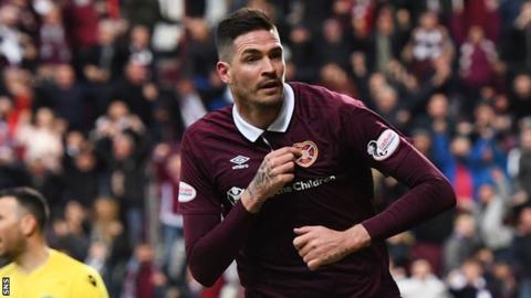 Hearts reject Rangers' £200,000 Lafferty bid