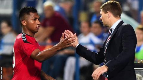 Rangers boss Gerrard brushes off Osijek insults