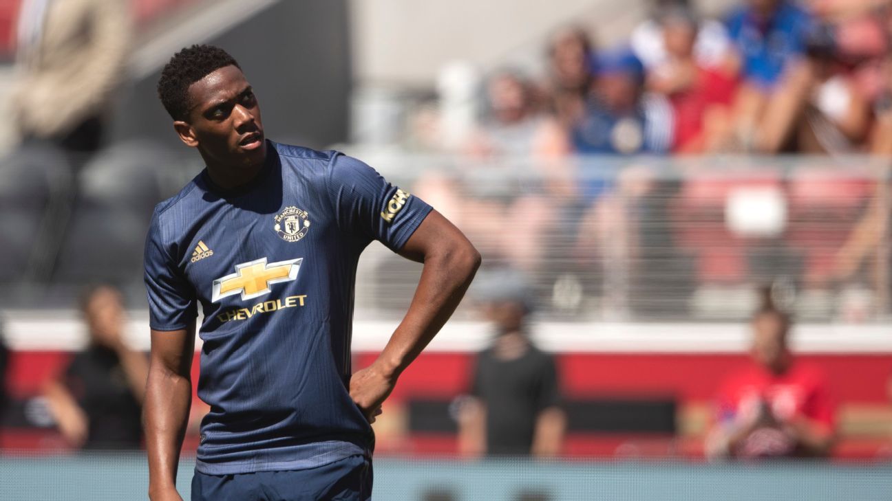 Manchester United's Anthony Martial returning to training after risking £180,000 fine