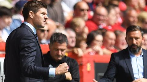 Rangers a class above Aberdeen, says manager Gerrard