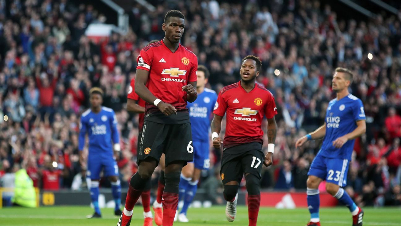 Paul Pogba, Luke Shaw silence the critics in Man United's season-opening win vs. Leicester