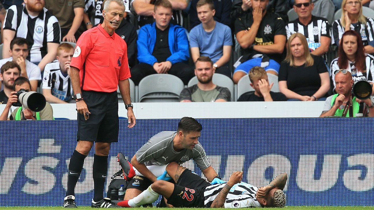 DeAndre Yedlin knee injury 'not serious,' Newcastle confirms