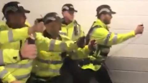 Stoke fans' 'pepper spray' claim to be investigated