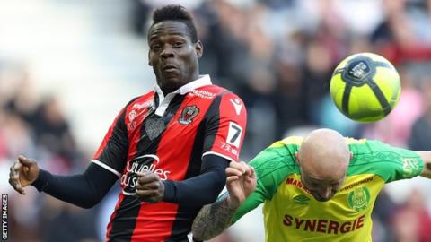 Mario Balotelli: Italian striker staying at Nice for 2018-19 season