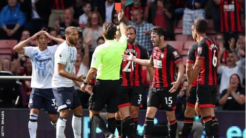 Premier League stats: Everton see red, French keep scoring, Huddersfield hit another blank