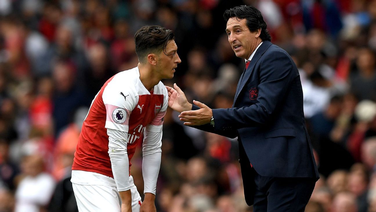 Mesut Ozil discussed Arsenal role with Unai Emery before becoming ill