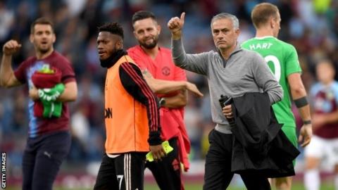 Jose Mourinho comes up smiling as Manchester United beat Burnley
