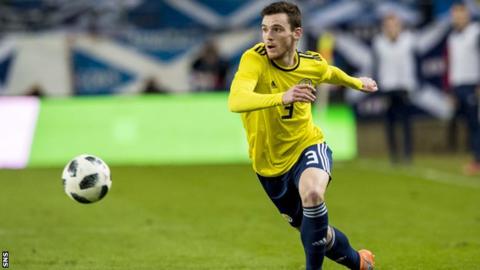 Defender Robertson named Scotland captain