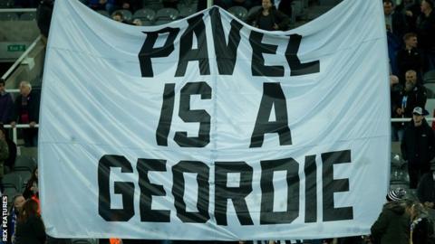 Newcastle: Pavel Srnicek flag returned