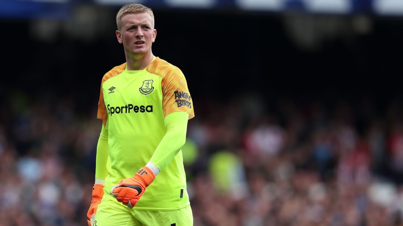 England's Jordan Pickford doesn't want to take the same risks as Alisson