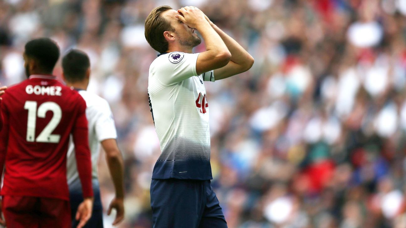 Harry Kane concerns grow as Tottenham slump to defeat against Liverpool