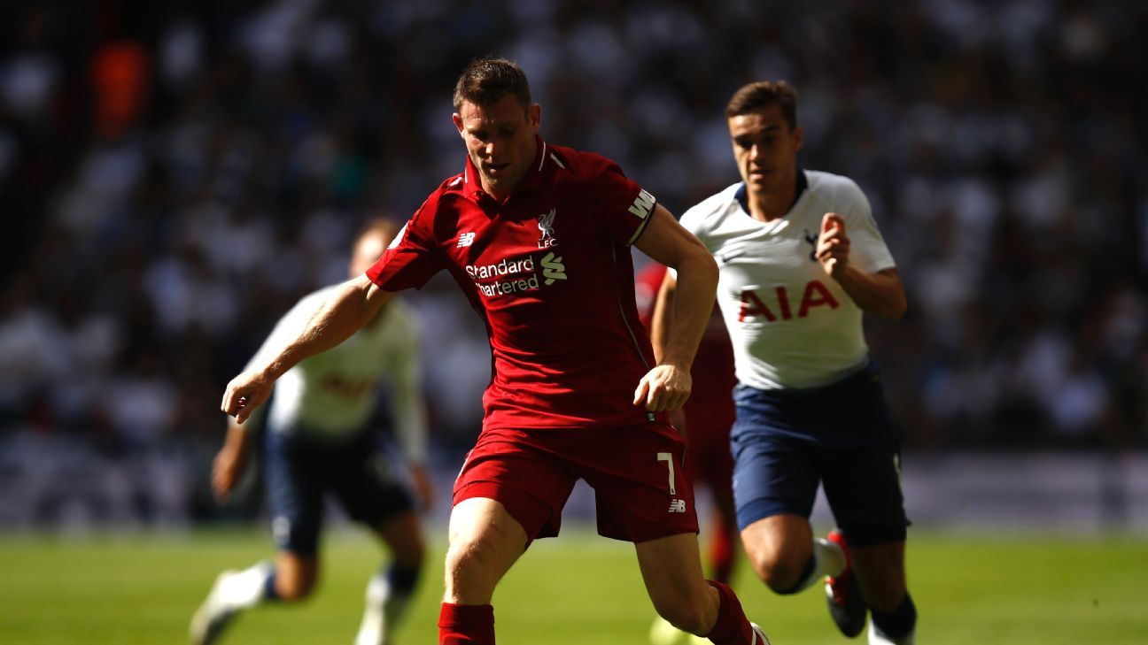 James Milner, Georginio Wijnaldum dominate in midfield as Liverpool see of Spurs