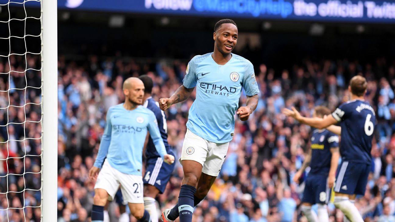 Raheem Sterling, Bernardo Silva flash the style as City rout Fulham