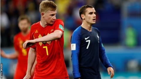Belgium and France joint-top of world rankings