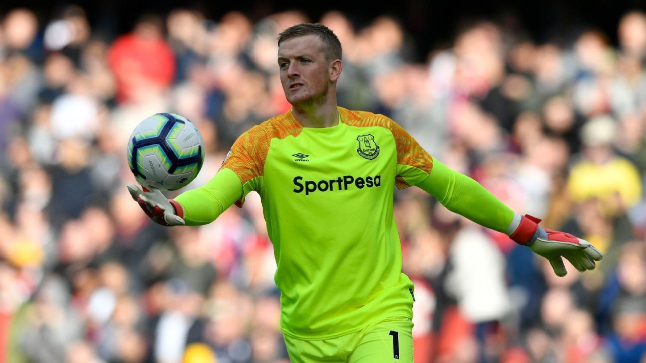 England goalkeeper Jordan Pickford signs new six-year deal at Everton