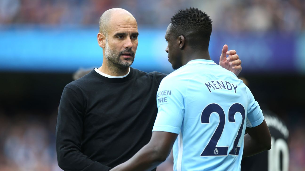 Manchester City's Benjamin Mendy facing uncertain future after Pep Guardiola row - sources
