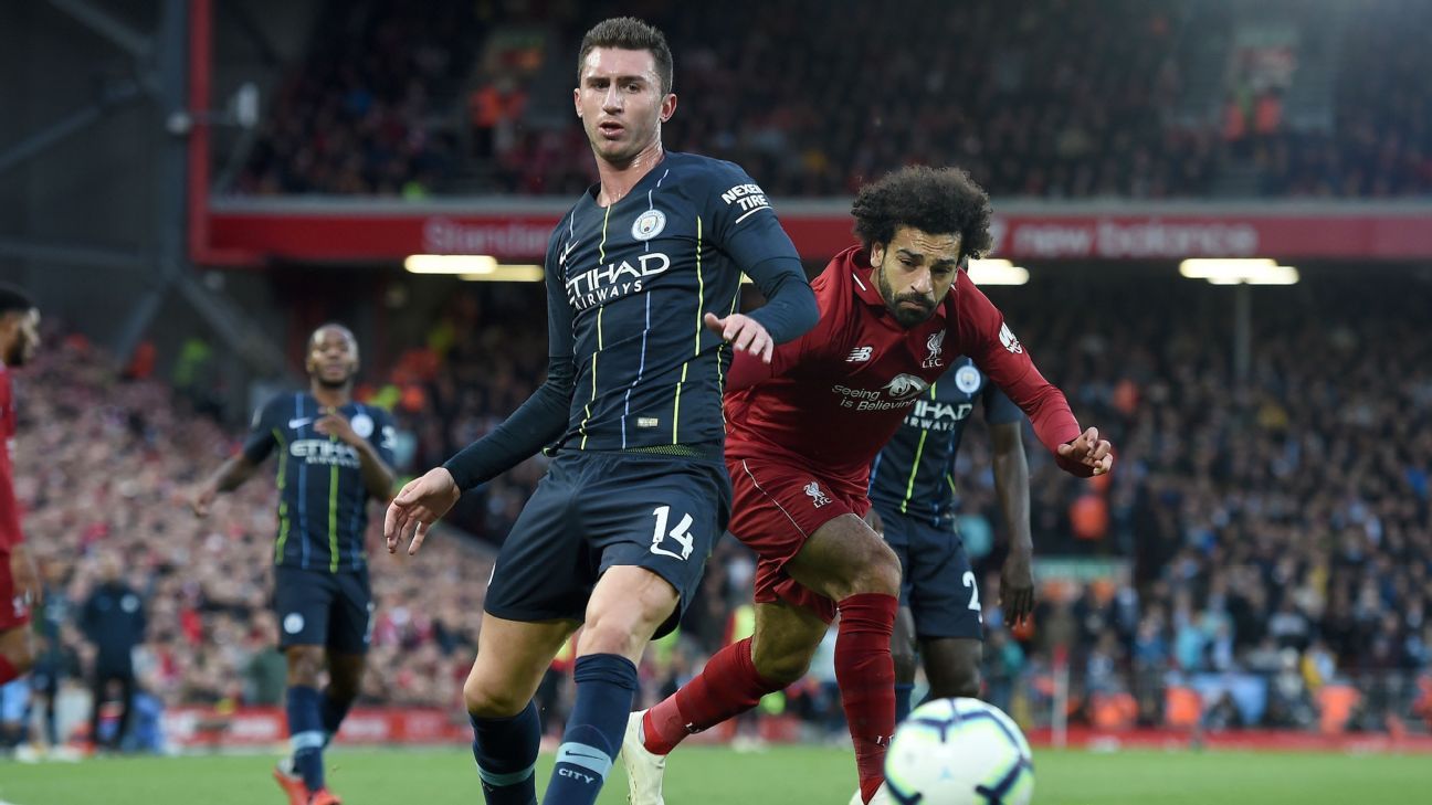 Aymeric Laporte 9/10 as Man City come away with 0-0 draw at Liverpool