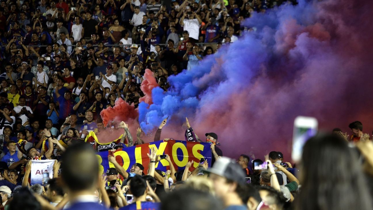 Barcelona condemn fan violence before Rayo Vallecano match