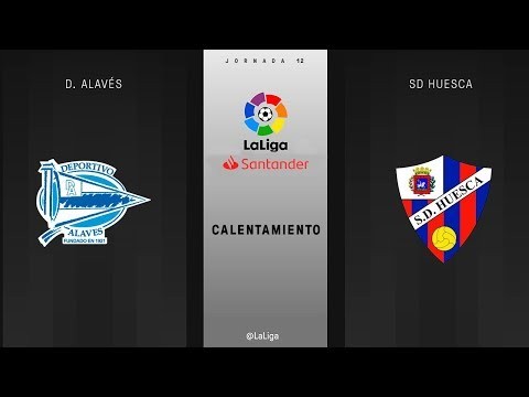 Calentamiento D. Alavés vs SD Huesca