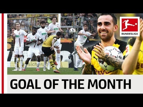 Paco Alcacer - October 2018's Goal of the Month Winner