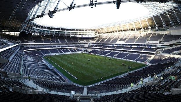 Tottenham warned over Champions League stadium advertisement