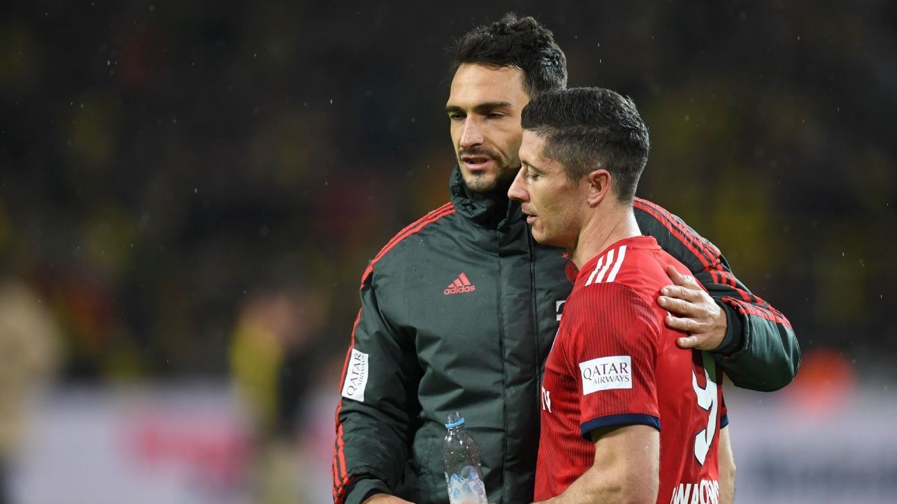 Robert Lewandowski shines, Mats Hummels suffers as Bayern stumble against Dortmund