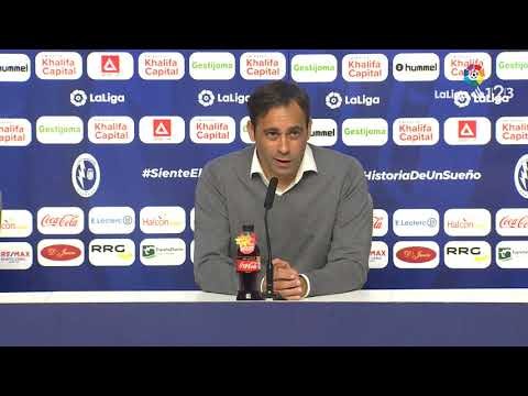 Rueda de prensa de Fran Fernández tras el CF Rayo vs UD Almería (2-0)