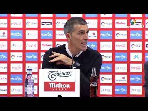 Rueda de prensa de Juan Ramón López Muñiz tras el Real Sporting vs Málaga CF (2-2)