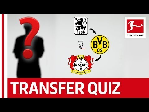 The Bundesliga Transfer Quiz Volume 9 - Can You Guess The Footballers From Their Transfers?