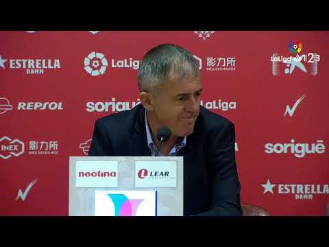 Rueda de prensa de Lucas Alcaraz tras el Nàstic vs Real Zaragoza (1-3)