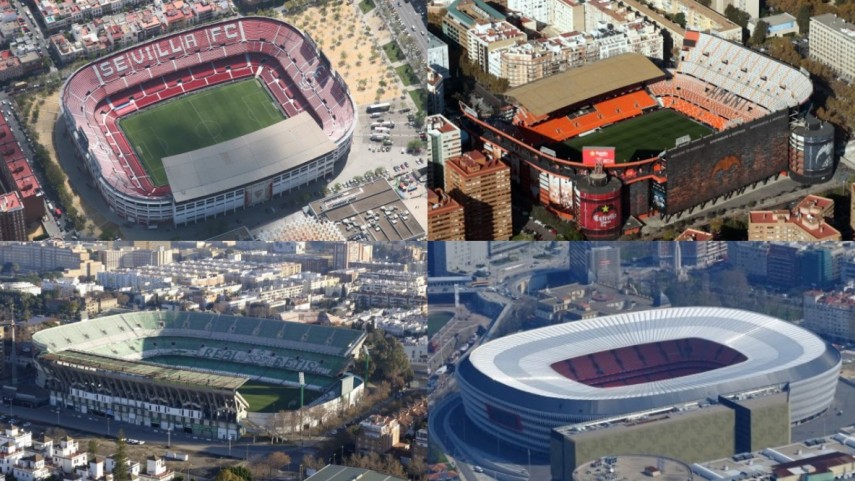 Can you name all the stadiums in LaLiga Santander?