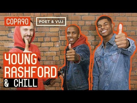 "Mata Could Play In Jeans!" | Chilling with Marcus Rashford & Ashley Young