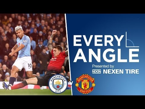 SERGIO SCREAMER IN THE DERBY | Every Angle | Aguero vs Man Utd