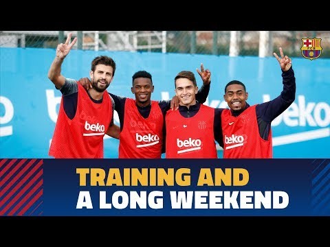 Last training session of the international week