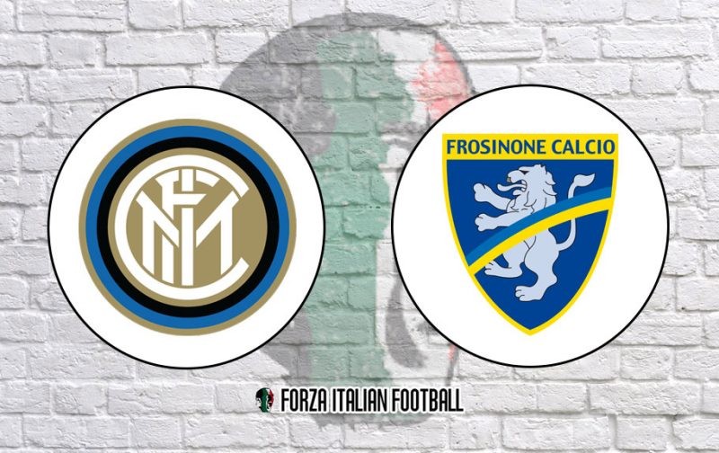 Inter v Frosinone: Official Line-Ups