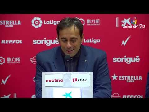 Rueda de prensa de Fran Fernández tras el Nàstic vs UD Almería (2-2)