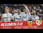 Resumen de Valencia CF vs Rayo Vallecano (3-0)