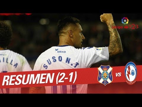 Resumen de CD Tenerife vs CF Rayo Majadahonda (2-1)