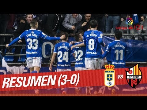 Resumen de Real Oviedo vs CF Reus (3-0)