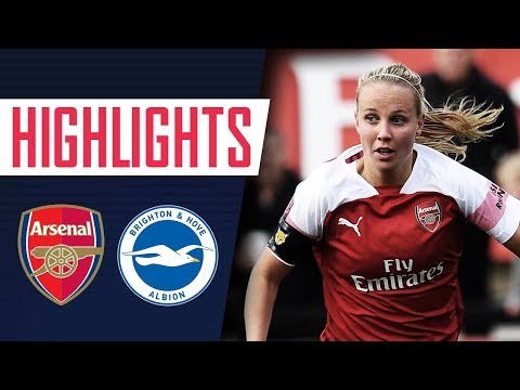 9 WINS IN A ROW!  | Arsenal Women 4 - 1 Brighton | Goals & highlights