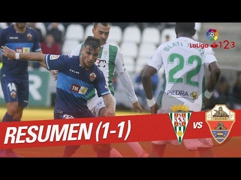 Resumen de Córdoba CF vs Elche CF (1-1)