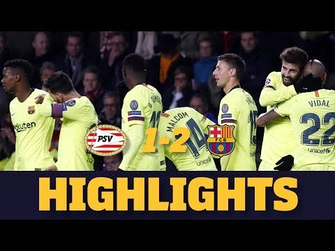 PSV 1-2 BARÇA | Match highlights
