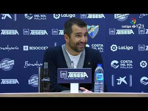 Rueda de prensa de Diego Martínez tras el Málaga CF vs Granada CF (0-1)