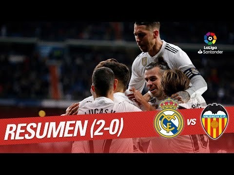 Resumen de Real Madrid vs Valencia CF (2-0)