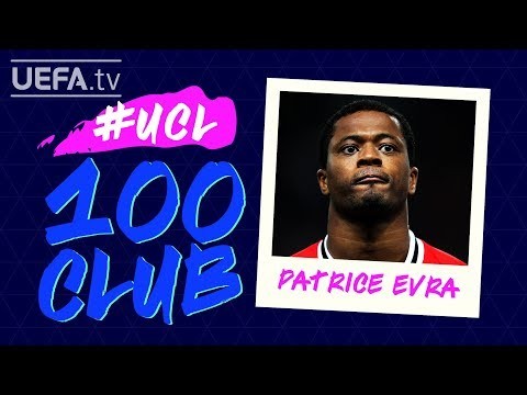 PATRICE EVRA: #UCL 100 CLUB