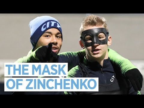 Zinchenko turns into Zorro and Riyad Mahrez takes on Ederson | MAN CITY TRAINING